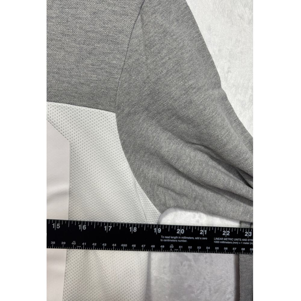 ON THE BYAS Men's Heather Grey & White 00 Long Sleeve Jersey T Shirt | Medium - Picture 10 of 14